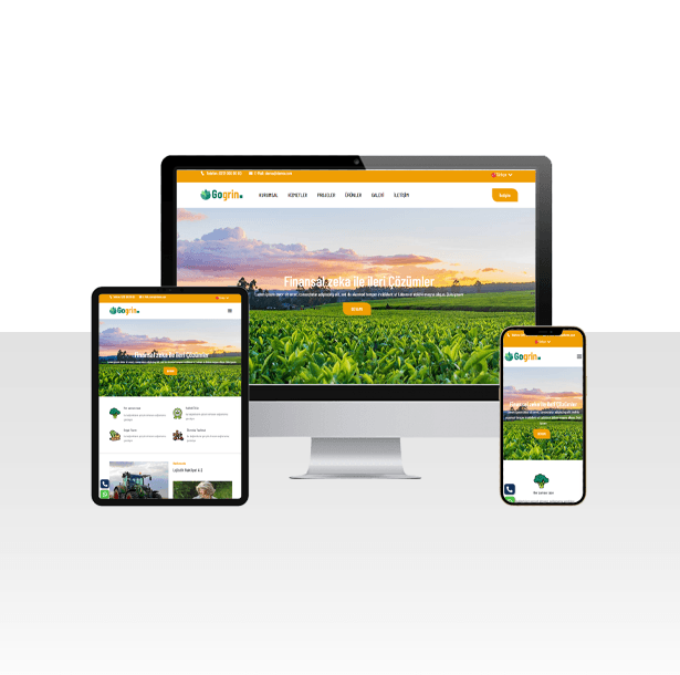 Tarım ve Hayvancılık Hazır Web Sitesi Paketi – Multi
