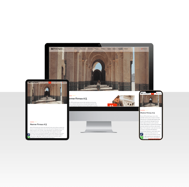 Mermer Firması Hazır Web Sitesi Paketi – Marble