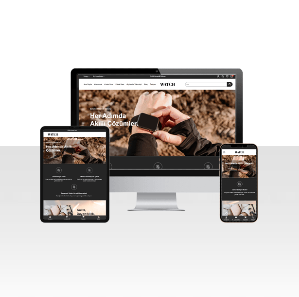 E-Ticaret Saatçi ve Saat Satışı Web Sitesi – Watch