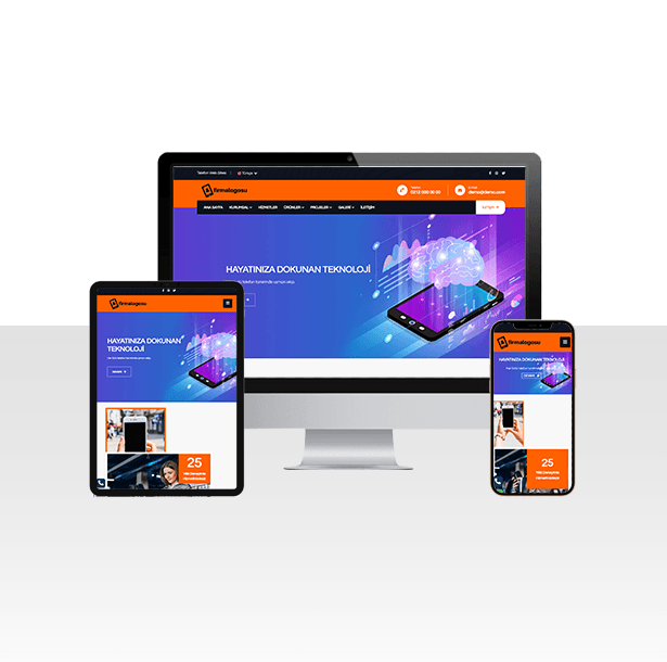 Cep Telefonu ve Telekomünikasyon Firması Web Paketi – Mobil