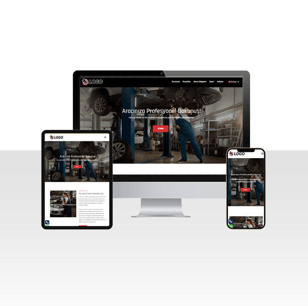 Oto Lastik Tamiri ve Bakımı Web Sitesi Paketi – Conta