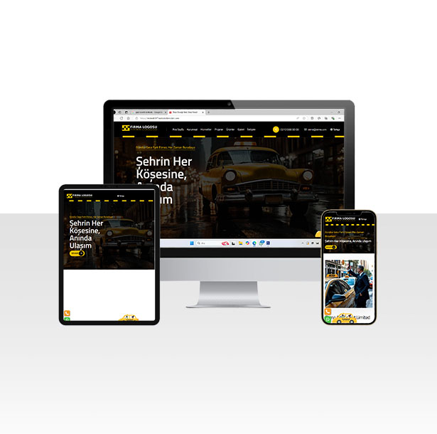 Hazır Taksici ve Taksi Durağı Web Sitesi Paketi – Conexi